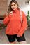 Picture of PLUS SIZE SWEATER WITH ZIPPER AND POCKET
